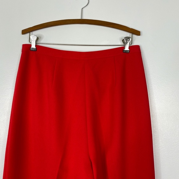 J. Peterman Co Red Dress Pants Sz. 10 NWOT - Picture 4 of 9